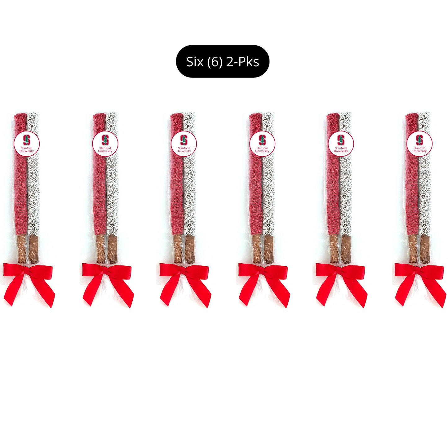 Stanford University Chocolate Covered Pretzel Rods