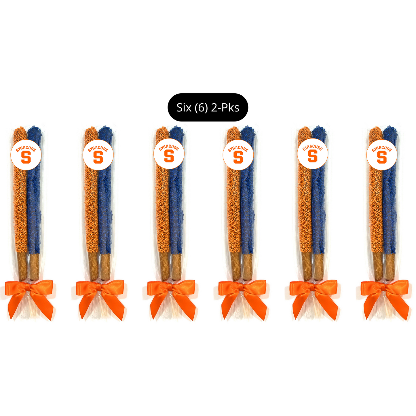 Syracuse University Chocolate Covered Pretzel Rods