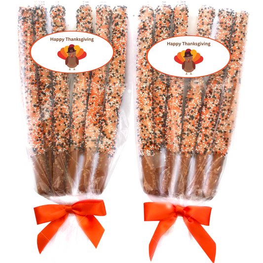 Thanksgiving Pumpkin Spice Pretzel Rods