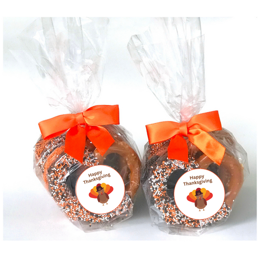 Thanksgiving Chocolate Covered Pretzels