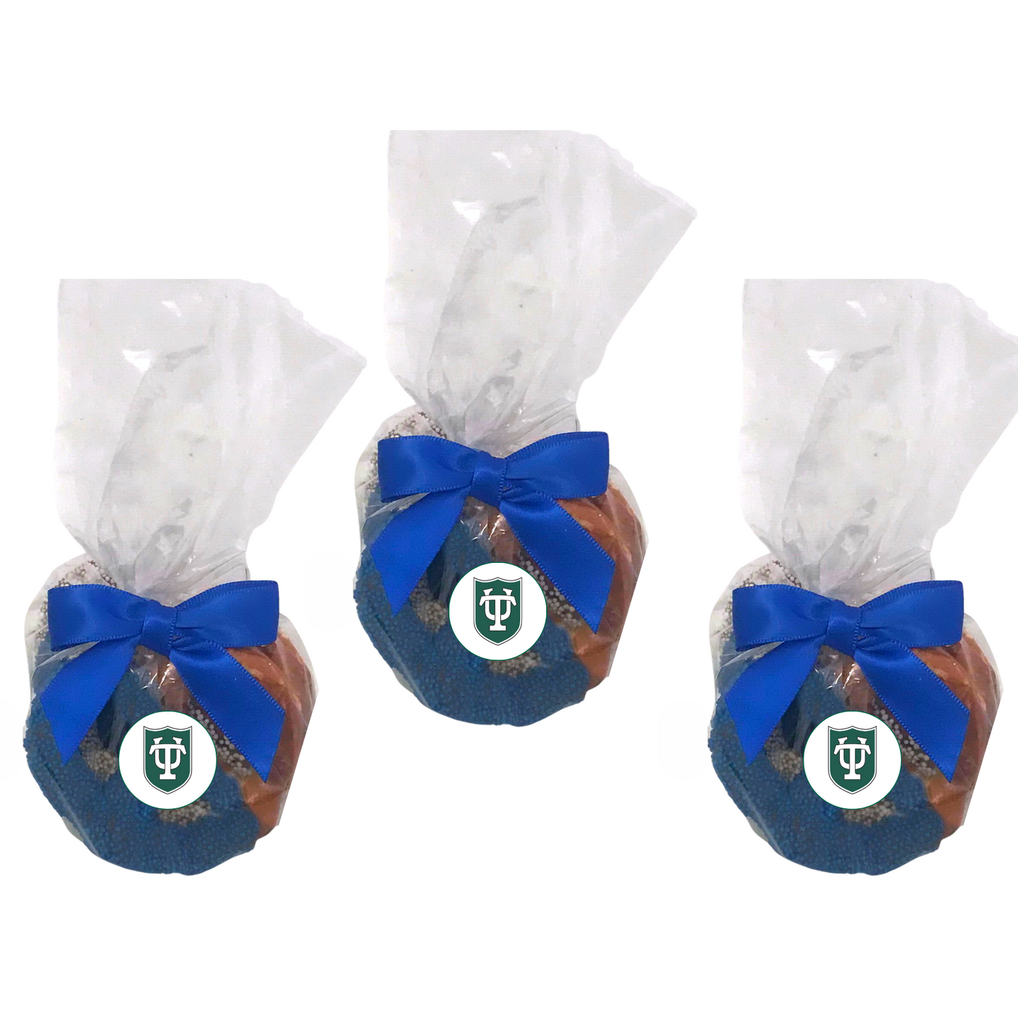 Tulane University of Chocolate Covered Jumbo Pretzels