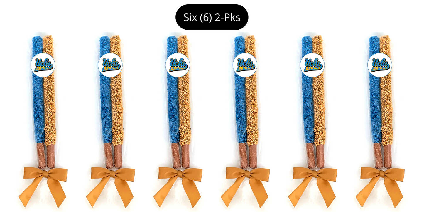 UCLA Chocolate Covered Pretzel Rods
