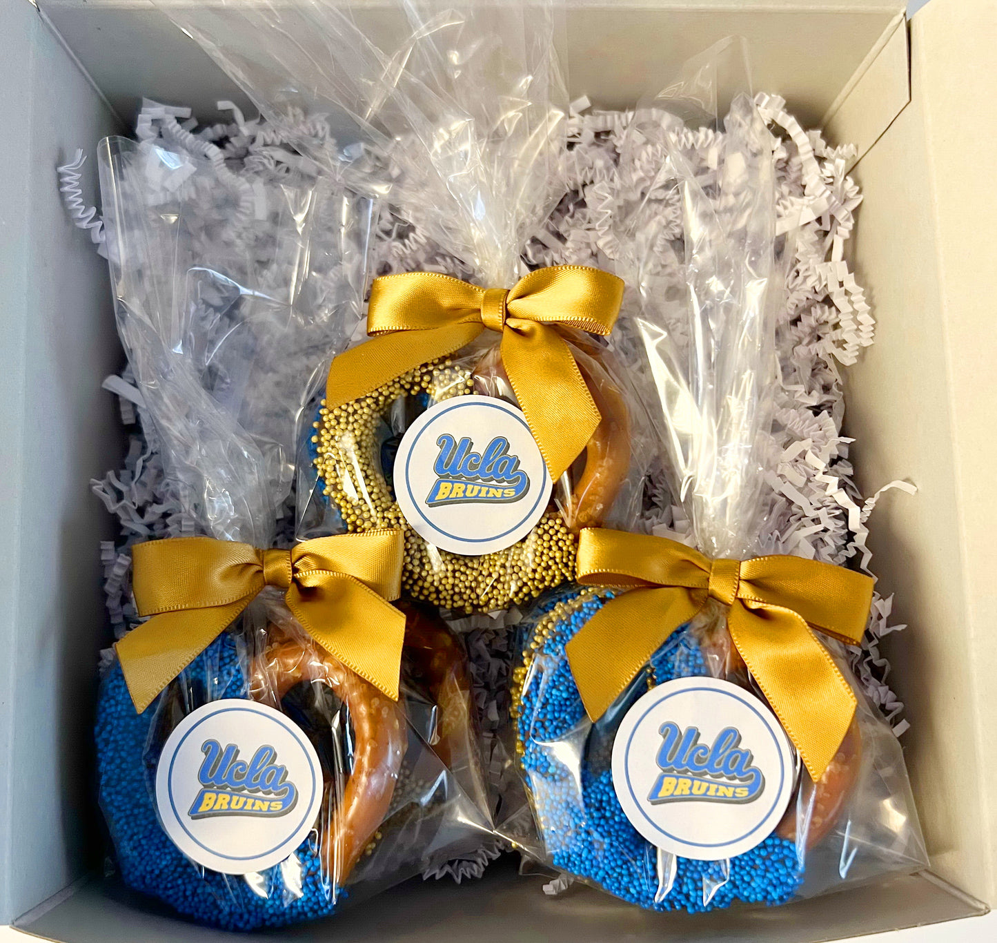 UCLA Chocolate Covered Jumbo Pretzels