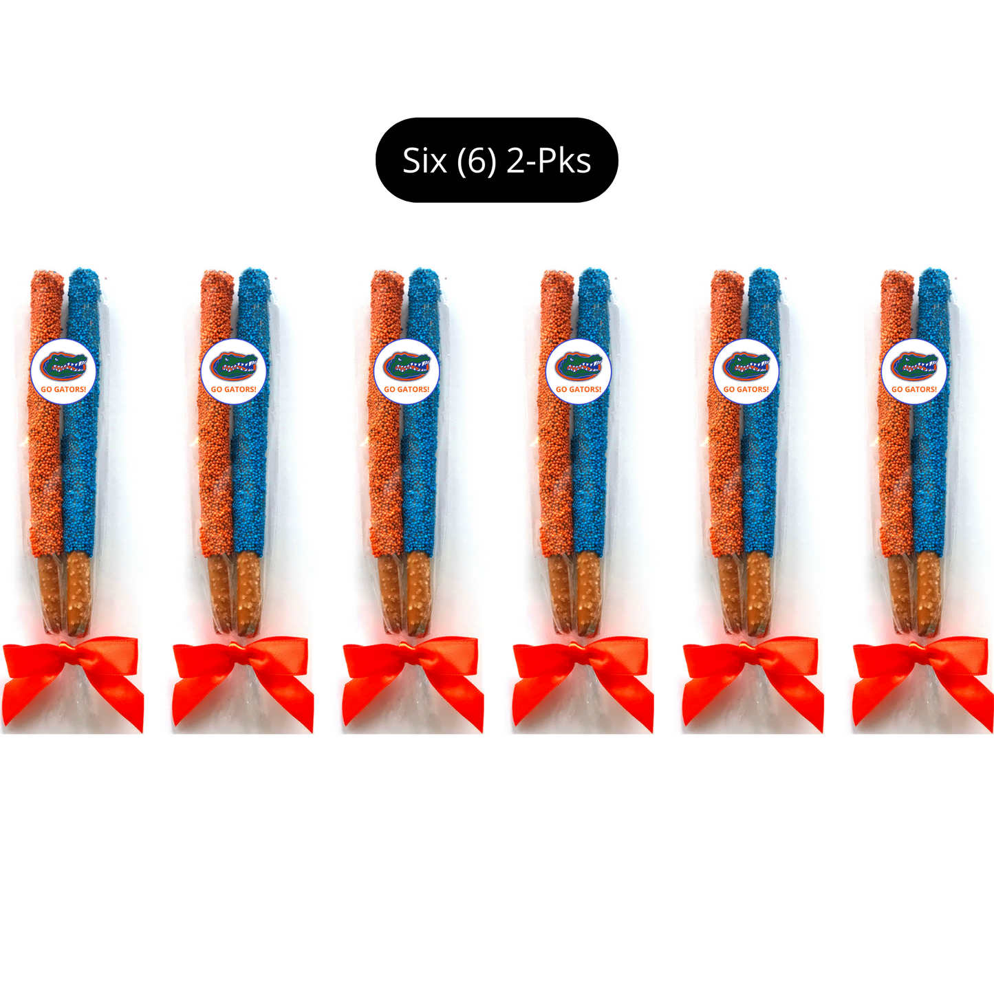 University of Florida Chocolate Covered Pretzel Rods