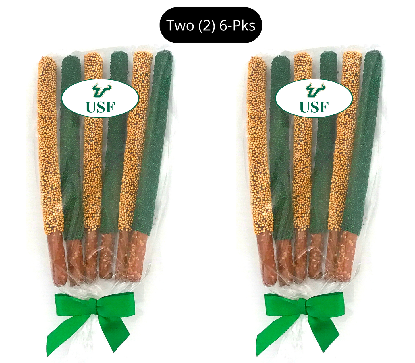 University of South Florida Chocolate Covered Pretzel Rods