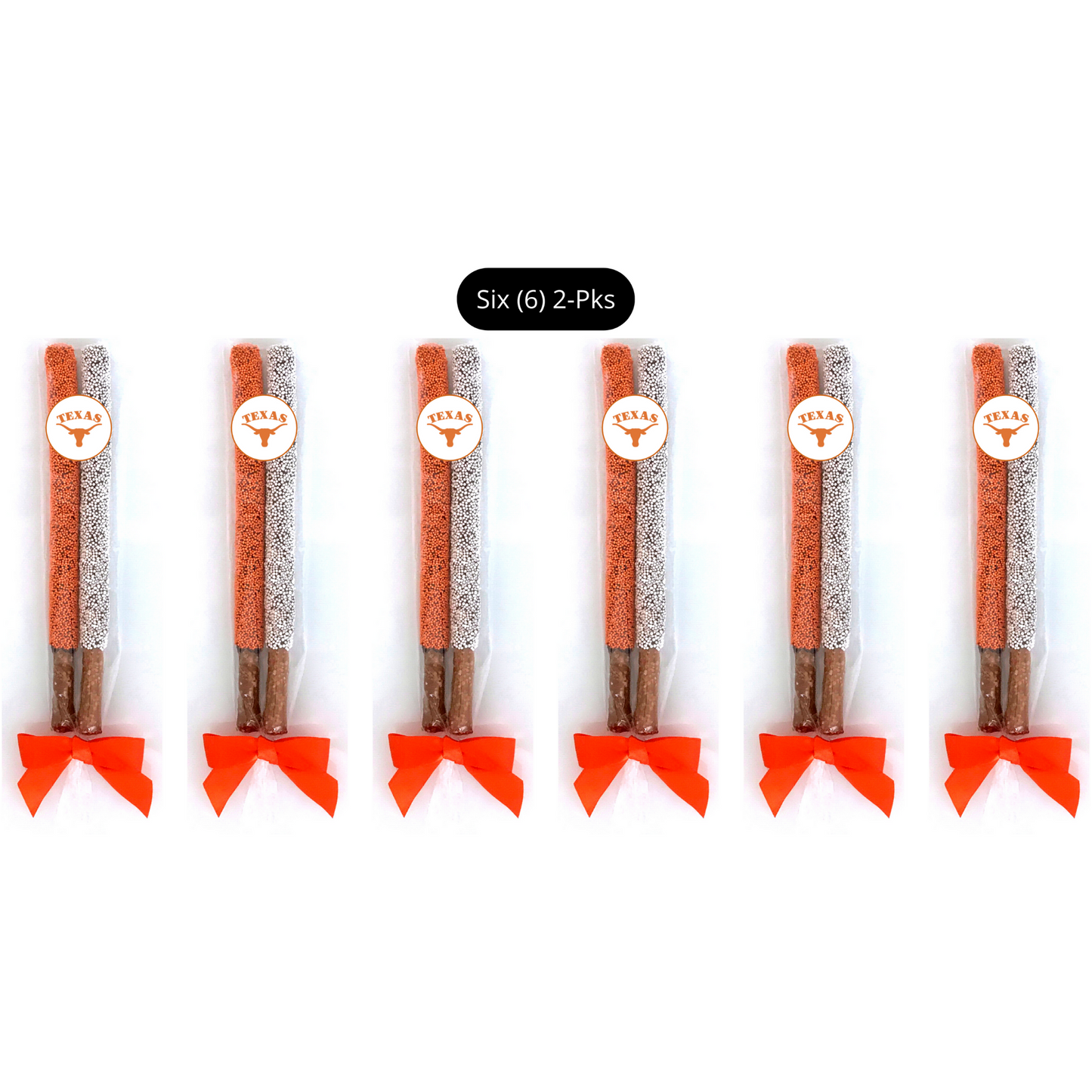 University of Texas at Austin / UT Austin Chocolate Covered Pretzel Rods