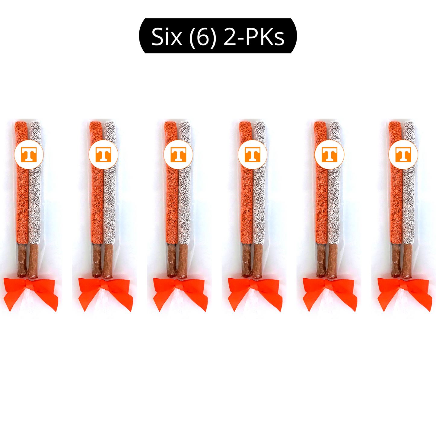 University of Tennessee Chocolate Covered Pretzel Rods