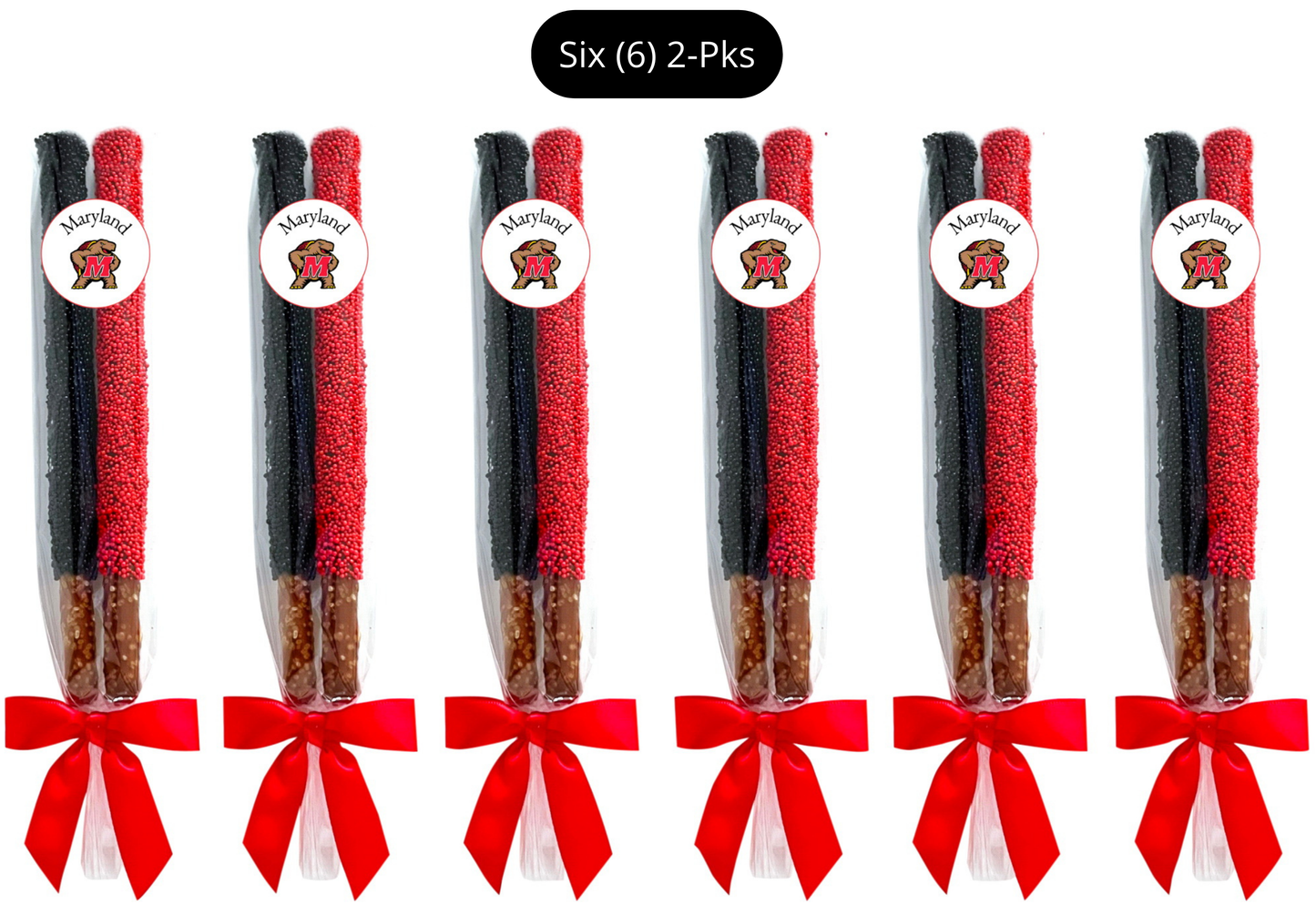 University of Maryland Chocolate Covered Pretzel Rods