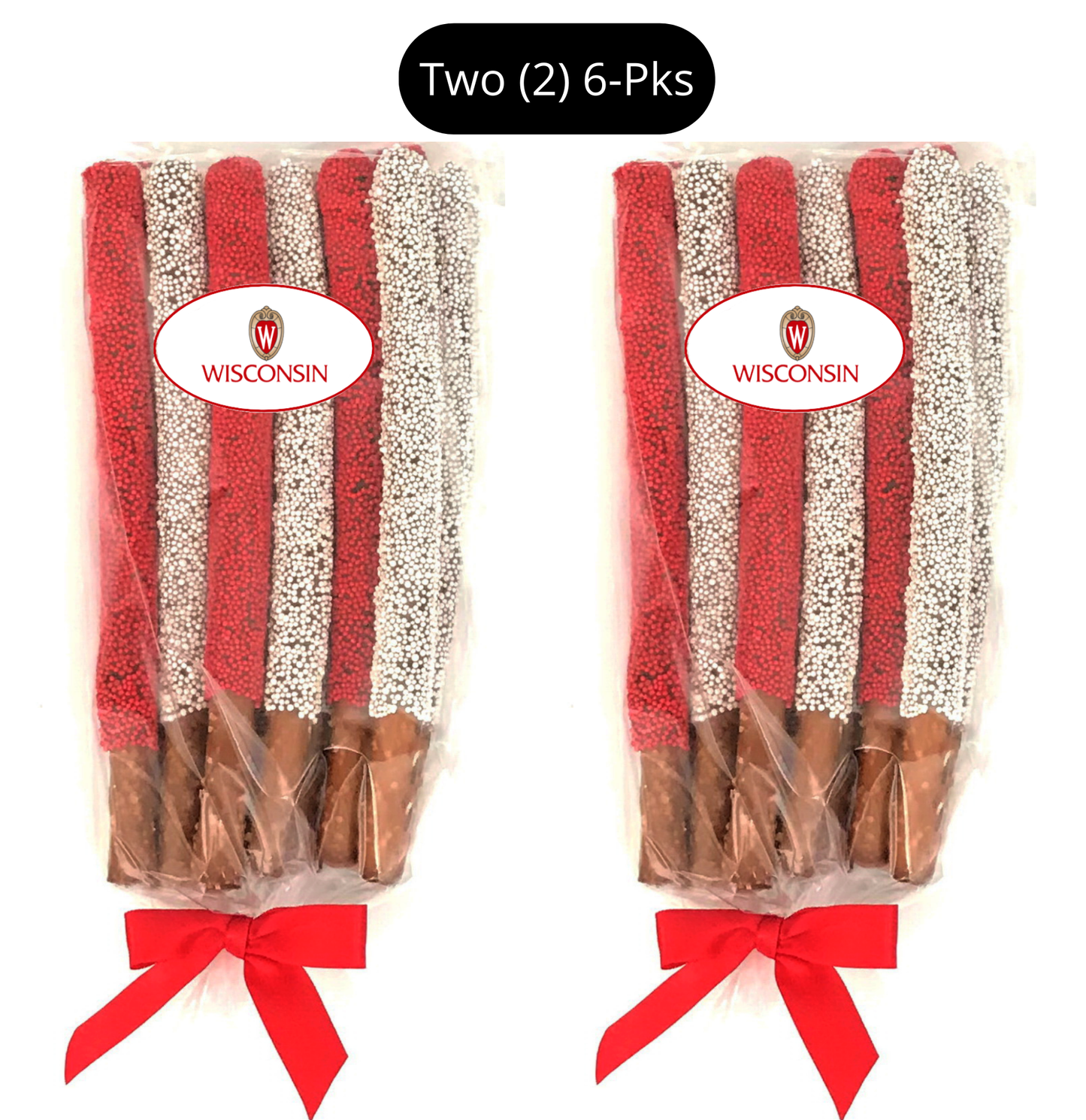 University of Wisconsin Chocolate Covered Pretzel Rods