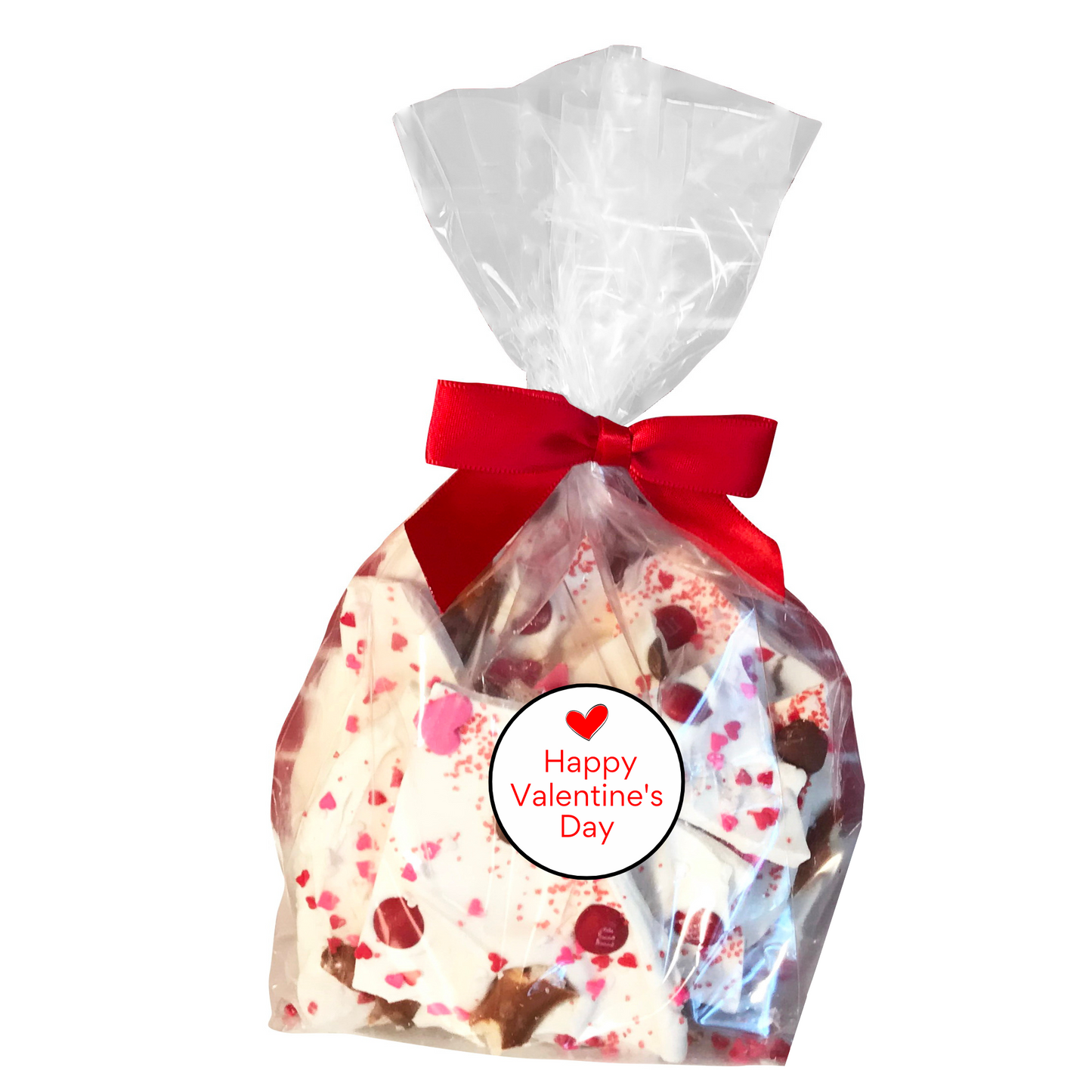 Valentine's Day White Chocolate Bark