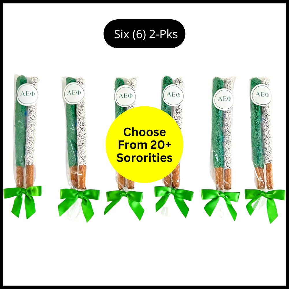 Sorority Chocolate Covered Pretzel Rods