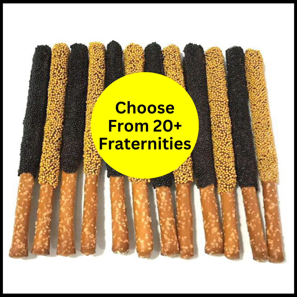 Fraternity Chocolate Covered Pretzel Rods