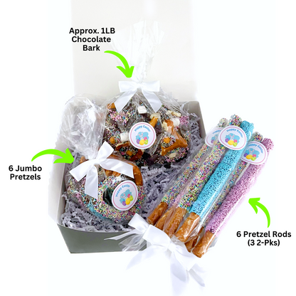 Easter Chocolate Pretzel Gift Box