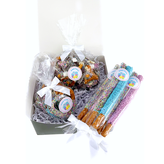 Easter Chocolate Pretzel Gift Box