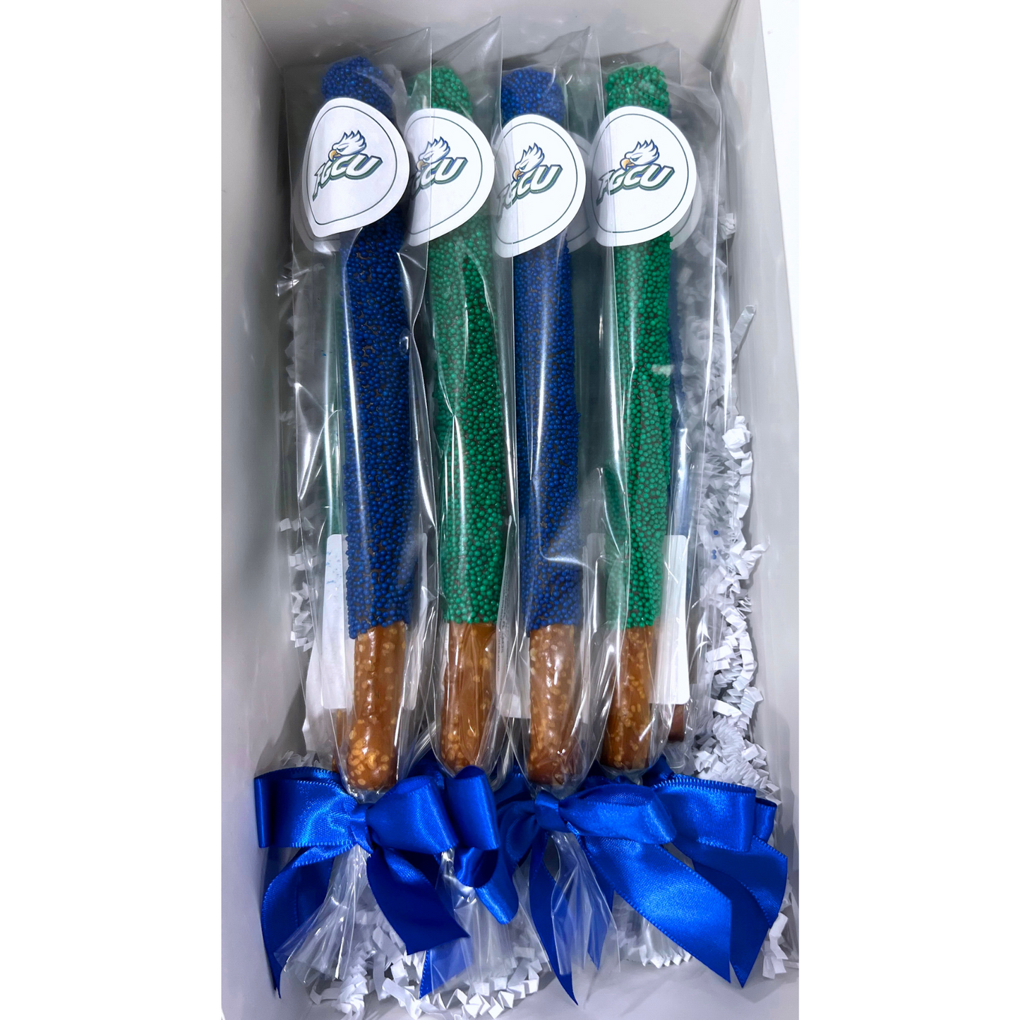 Florida Gulf Coast University Chocolate Covered Pretzel Rods