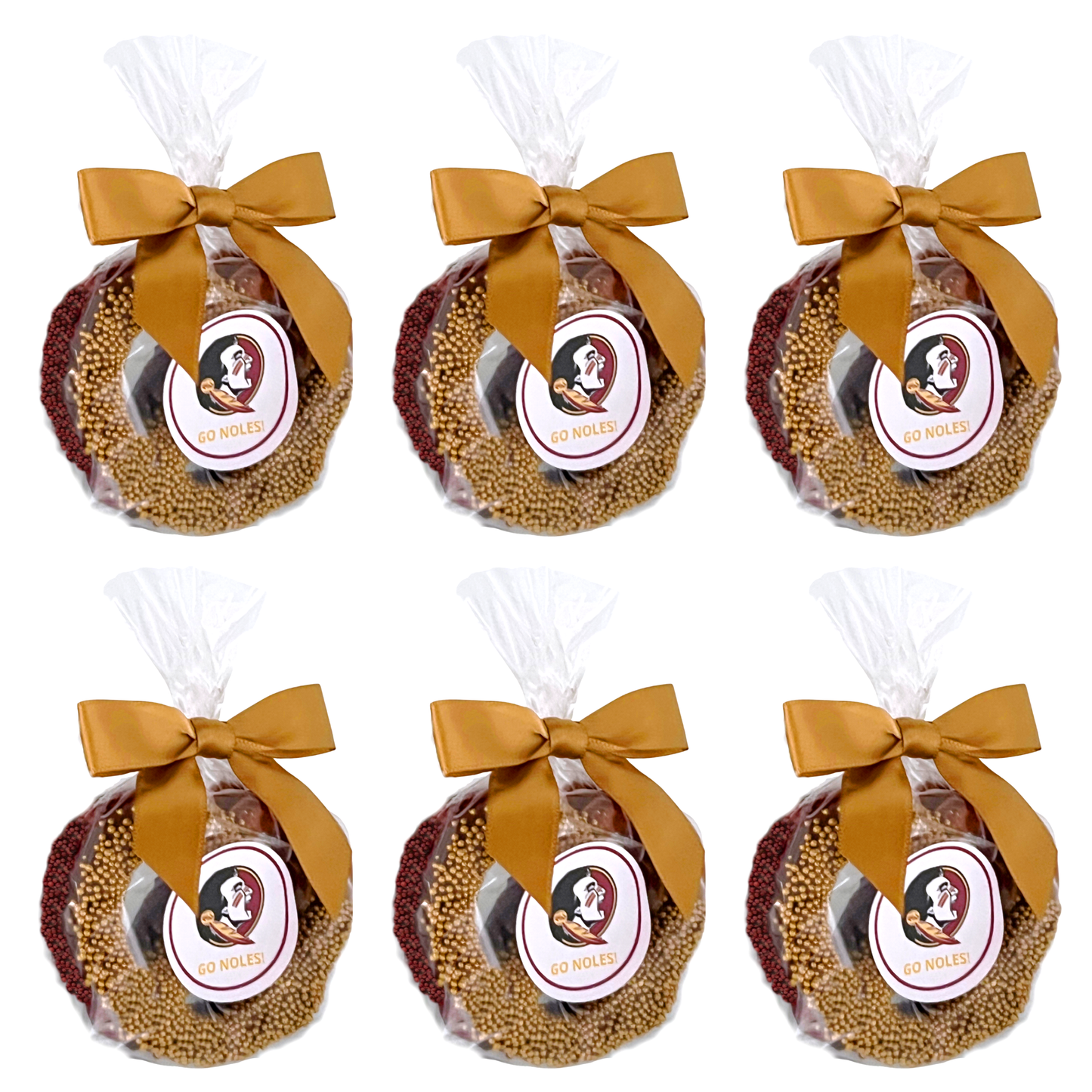 Florida State University Chocolate Covered Jumbo Pretzels