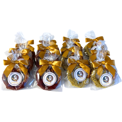 Florida State University Chocolate Covered Jumbo Pretzels