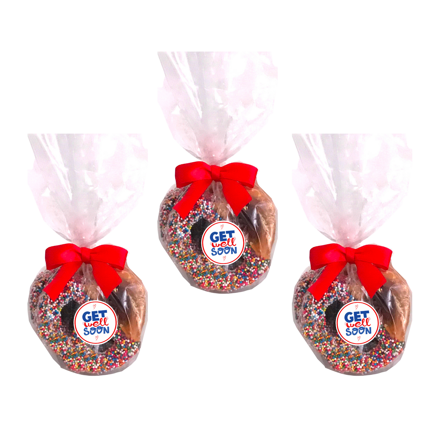 Get Well Chocolate Covered Jumbo Pretzels