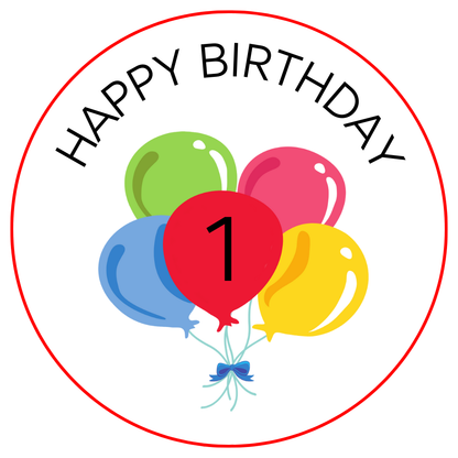 Happy Birthday Chocolate Covered Jumbo Pretzels