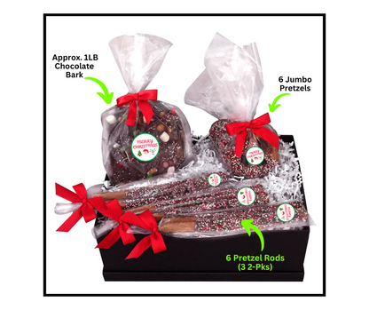 4-MONTH Holiday Chocolate Pretzel Gift Subscription