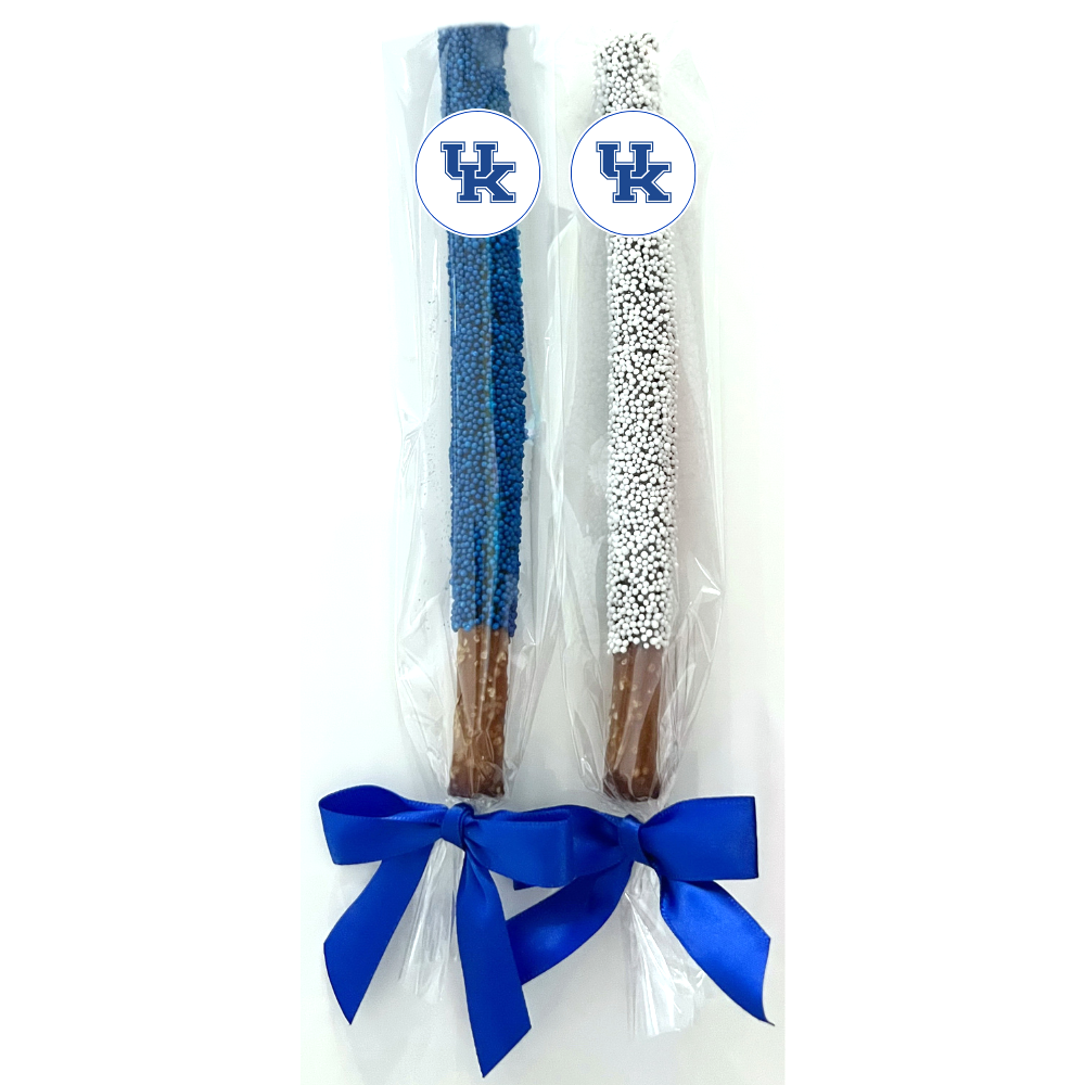 University of Kentucky Chocolate Covered Pretzel Rods