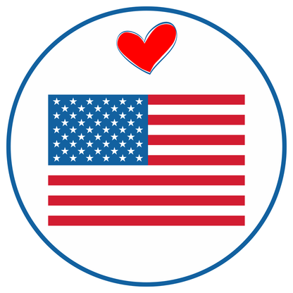 Patriotic White Chocolate Covered Pretzel Rods - Topped With Red, White, & Blue Stars