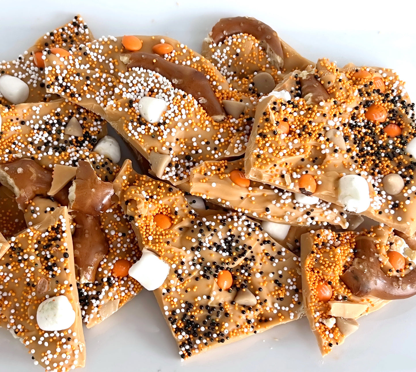 Halloween Pumpkin Spice Bark