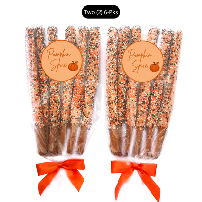 Pumpkin Spice Pretzel Rods - NEW!