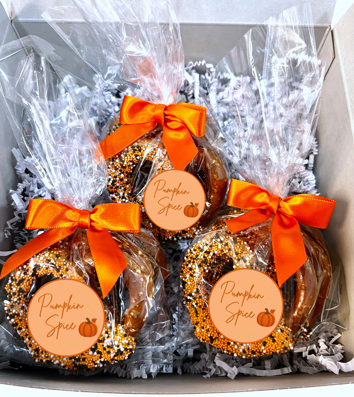 Pumpkin Spice Jumbo Pretzels