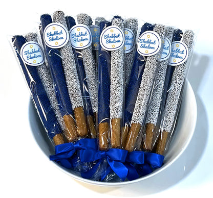 Jewish Chocolate Pretzel Rods — Choose Your Jewish Saying
