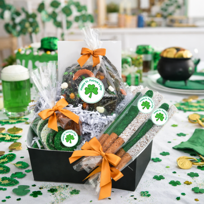 St. Patrick's Day Chocolate Pretzel Gift Box