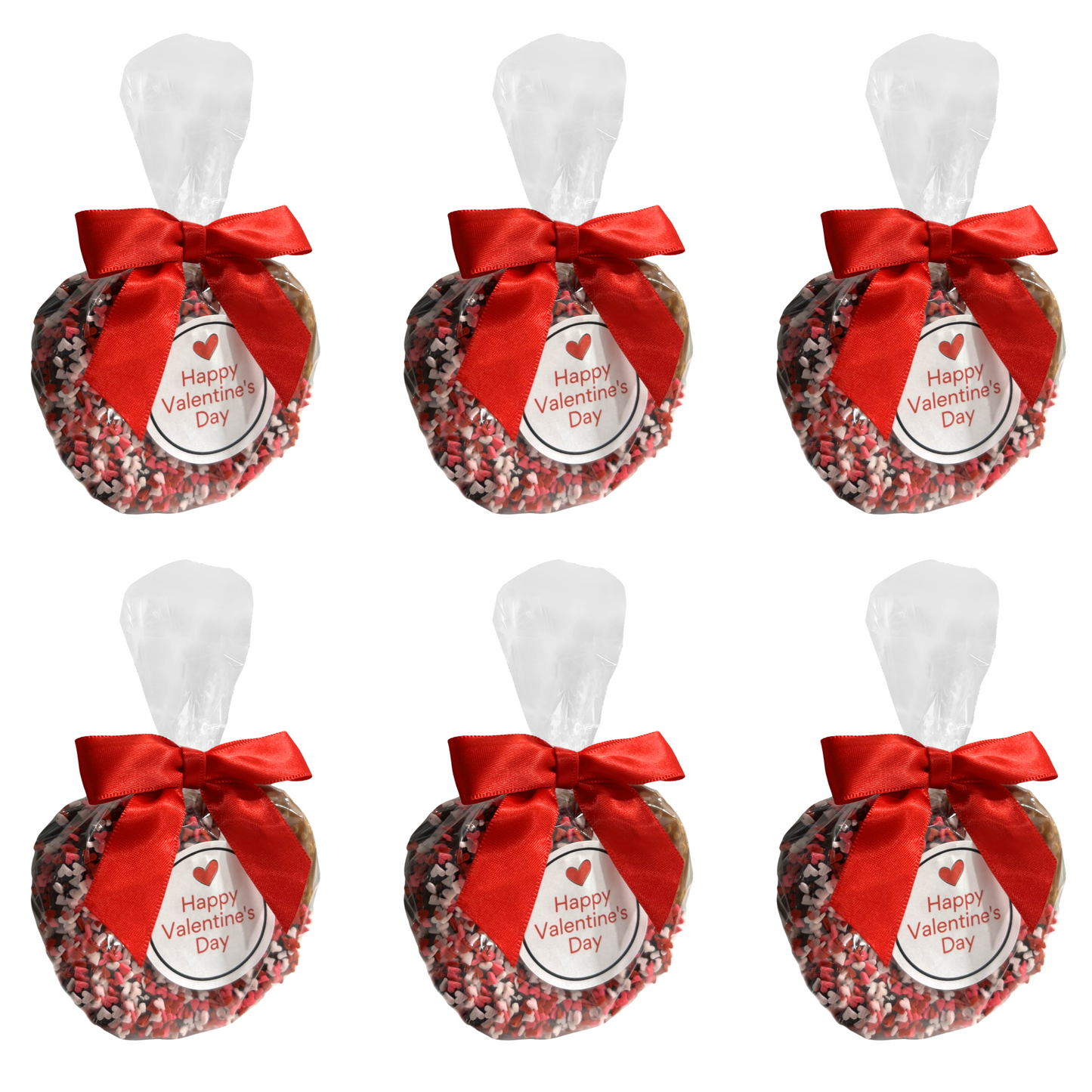 Valentine's Day Chocolate Covered Jumbo Pretzels
