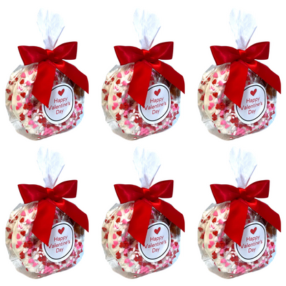 Valentine's Day White Chocolate Covered Jumbo Pretzels