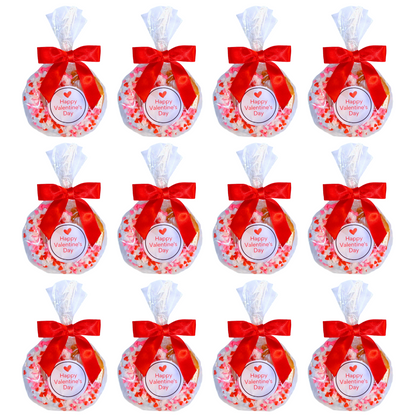 Valentine's Day White Chocolate Covered Jumbo Pretzels