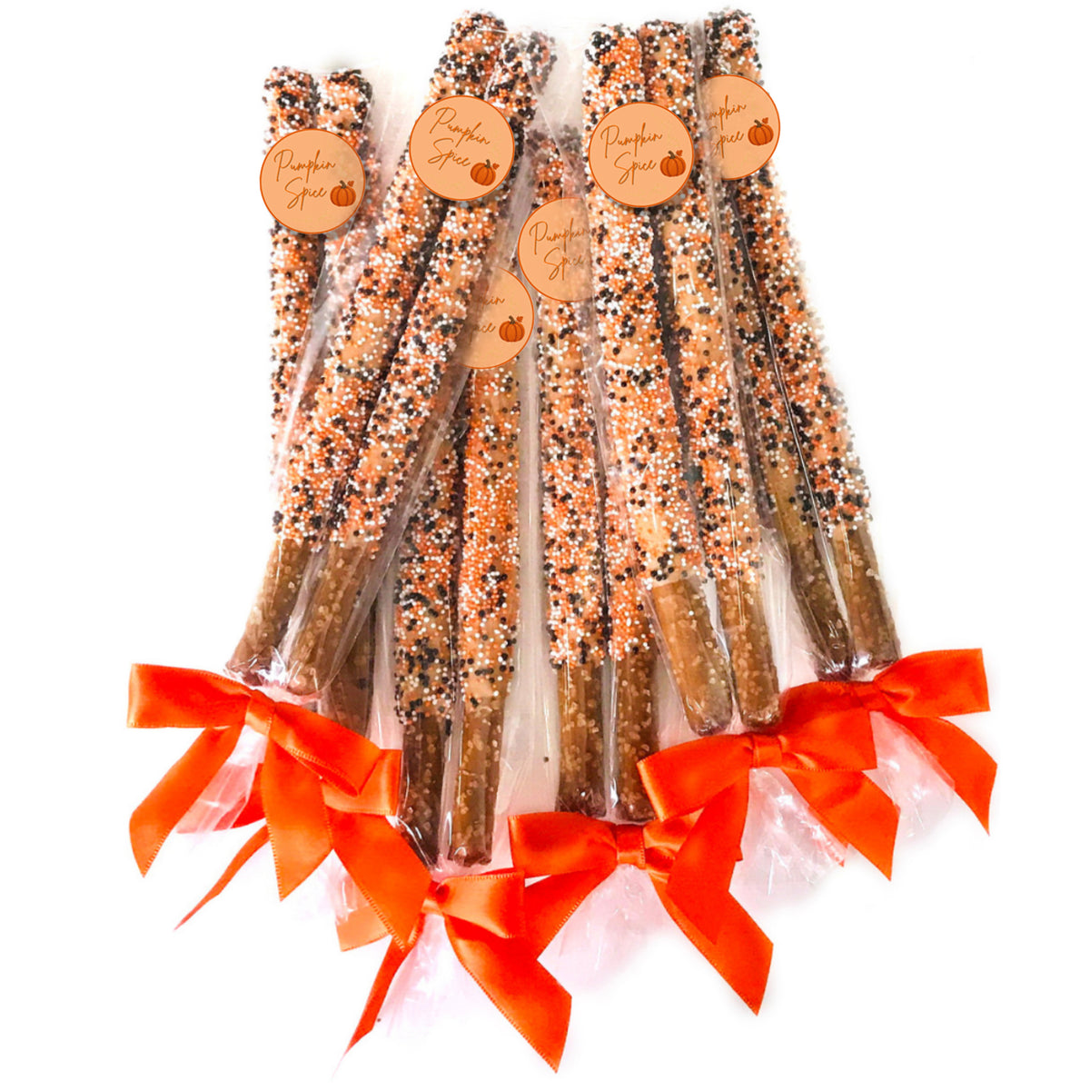 Pumpkin Spice Pretzel Rods - NEW!
