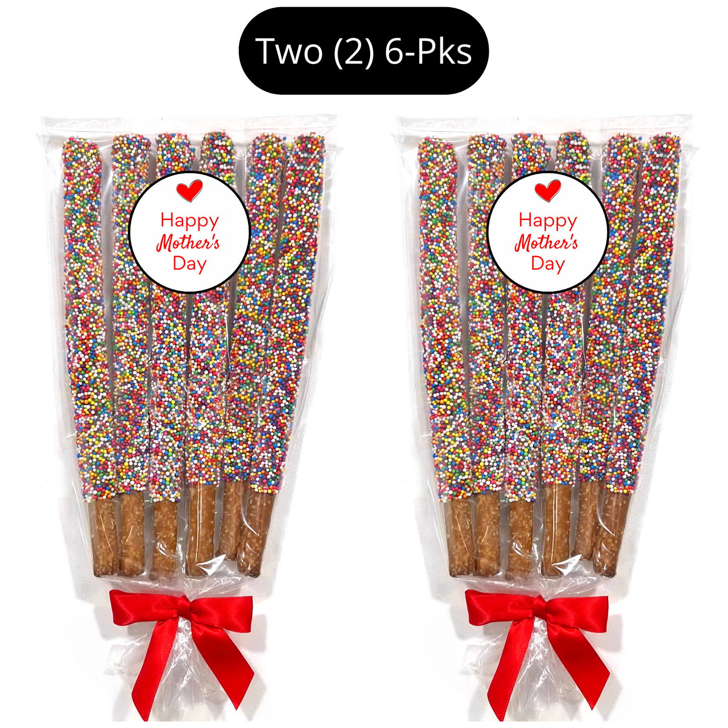 Mother's Day Chocolate Covered Pretzel Rods