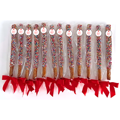 Mother's Day Chocolate Covered Pretzel Rods