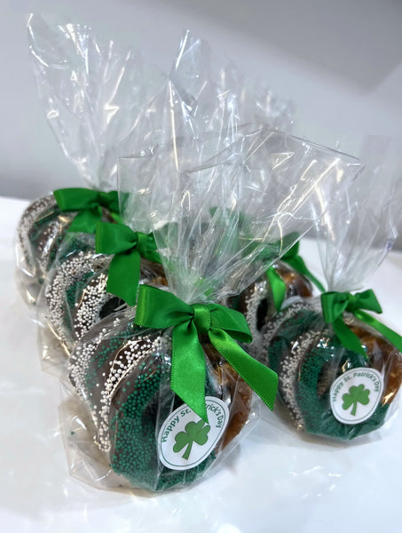St. Patrick's Day Chocolate Covered Jumbo Pretzels