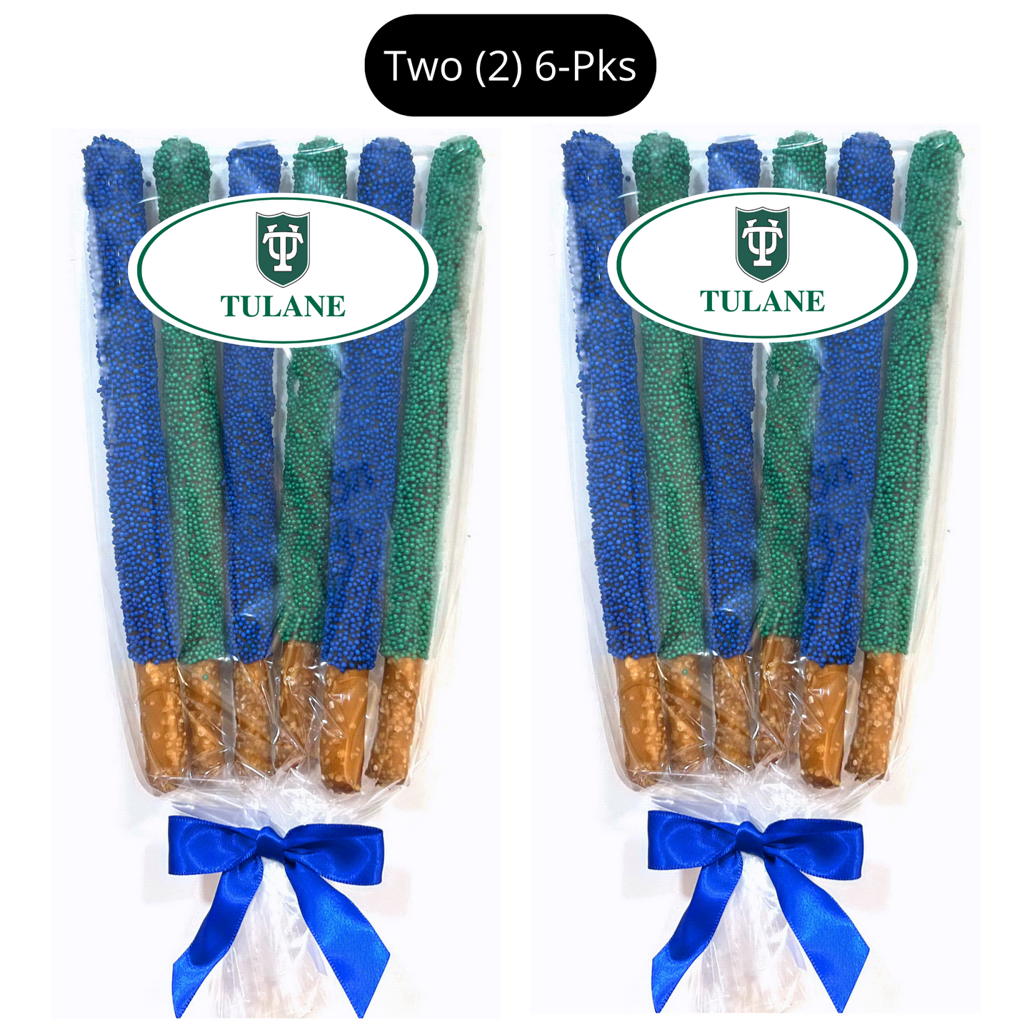 Tulane University of Chocolate Covered Pretzel Rods