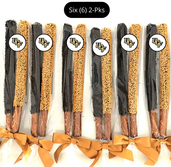 University of Central Florida Chocolate Covered Pretzel Rods