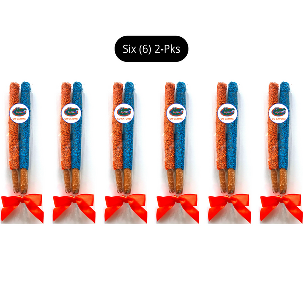 University of Florida Chocolate Covered Pretzel Rods