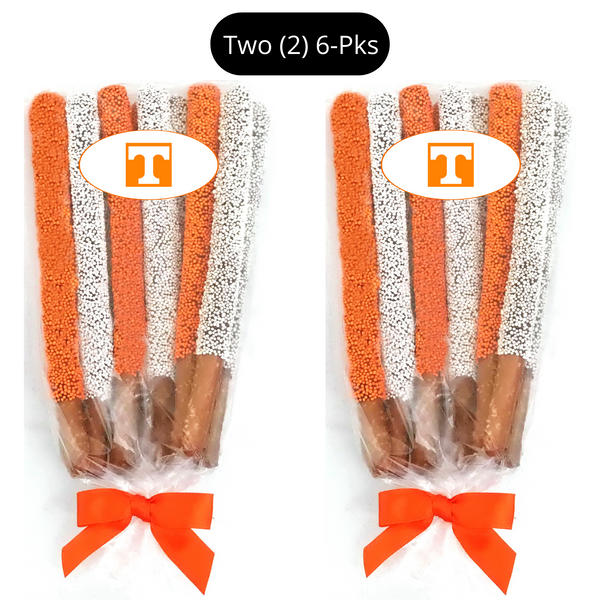 University of Tennessee Chocolate Covered Pretzel Rods