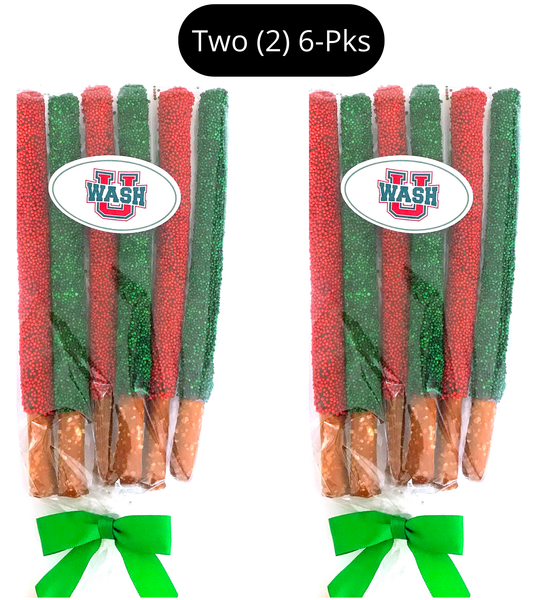 Washington University at St. Louis / Wash U Chocolate Covered Pretzel Rods