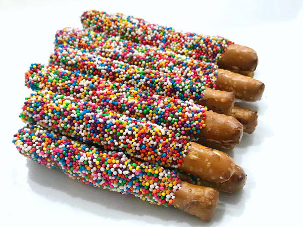 Mini Chocolate Covered Pretzel Rods