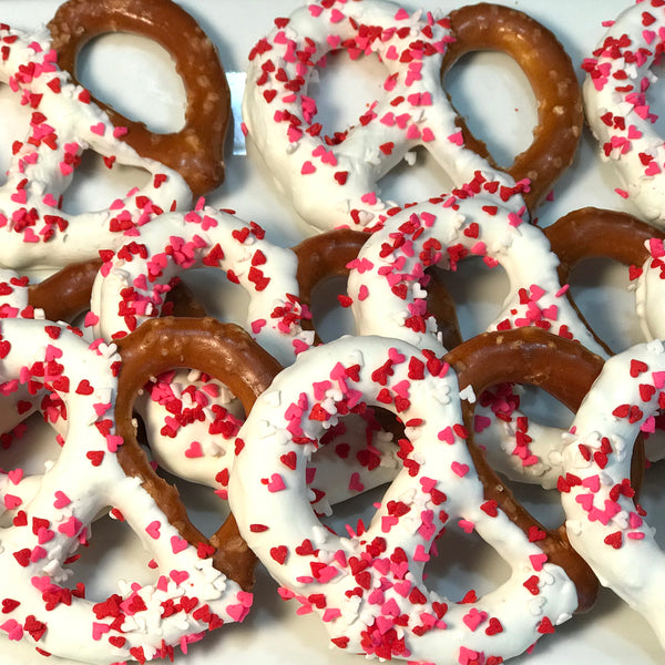Valentine's Day Chocolate Pretzel Gift Box